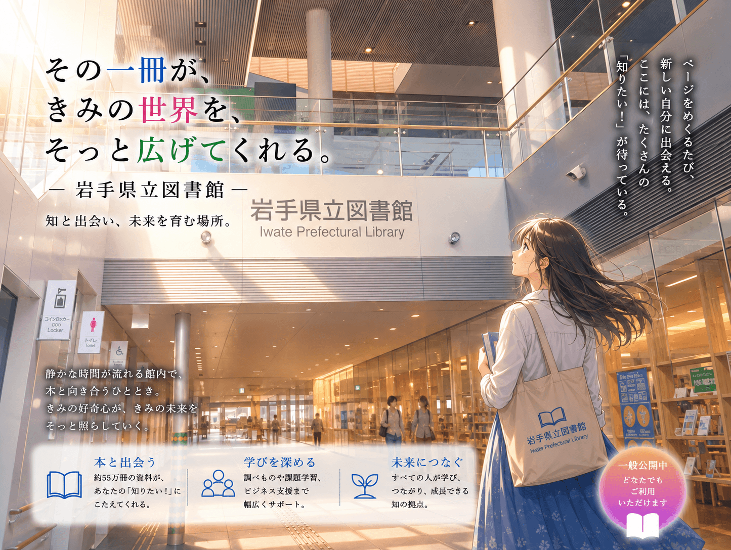 岩手県立図書館のイメージ