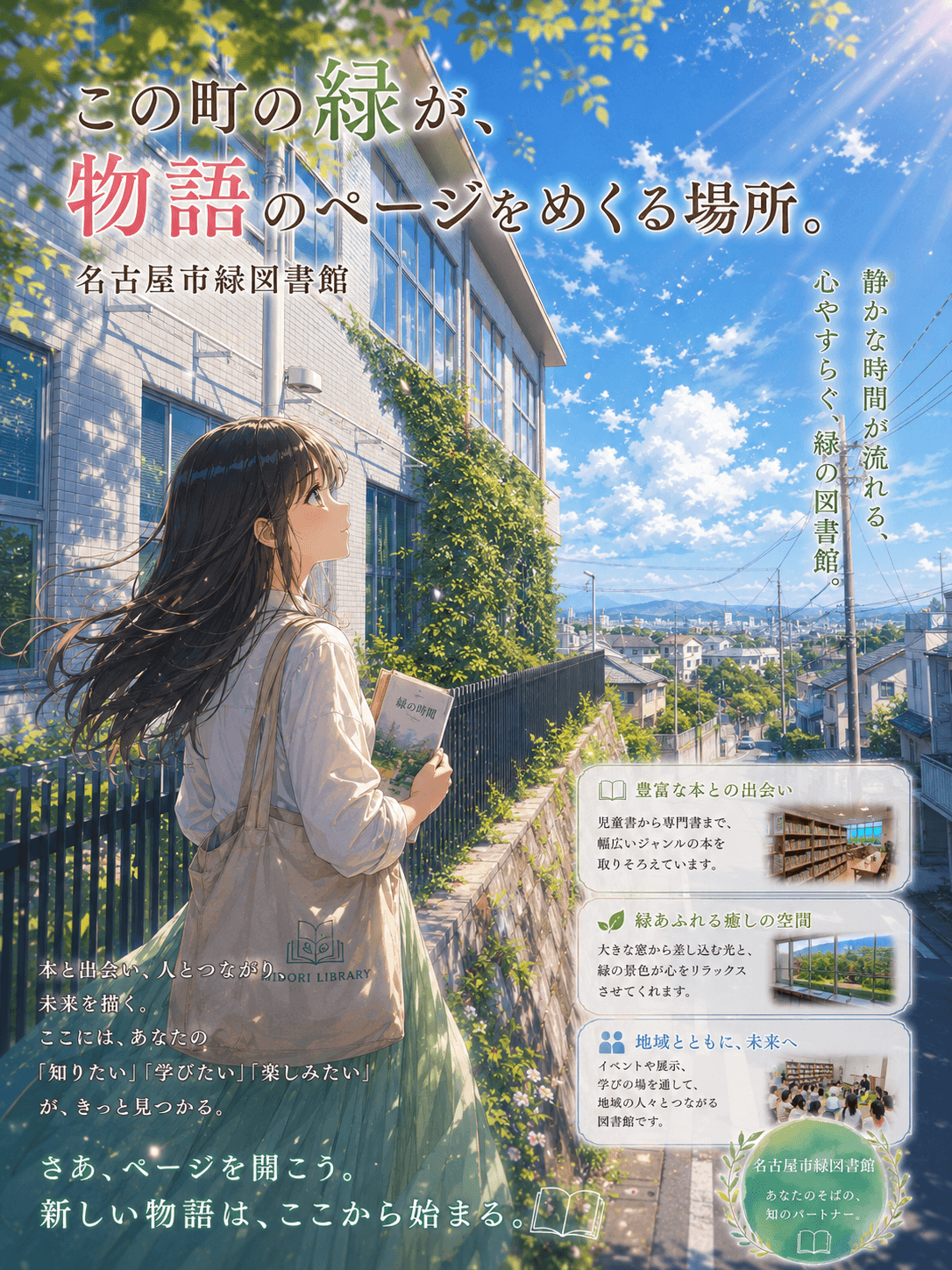 名古屋市緑図書館のイメージ