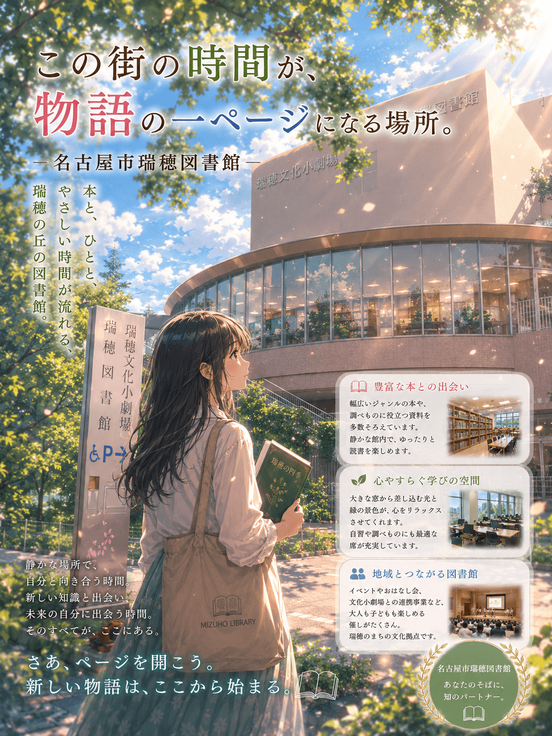 名古屋市瑞穂図書館のイメージ
