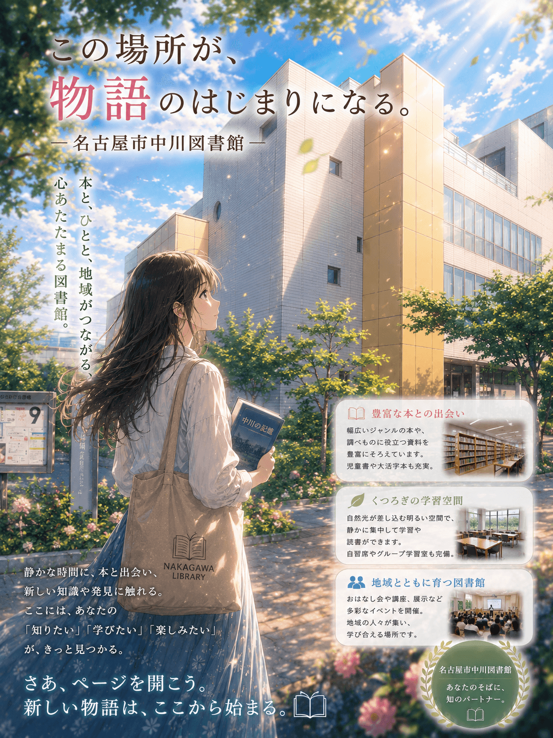 名古屋市中川図書館のイメージ
