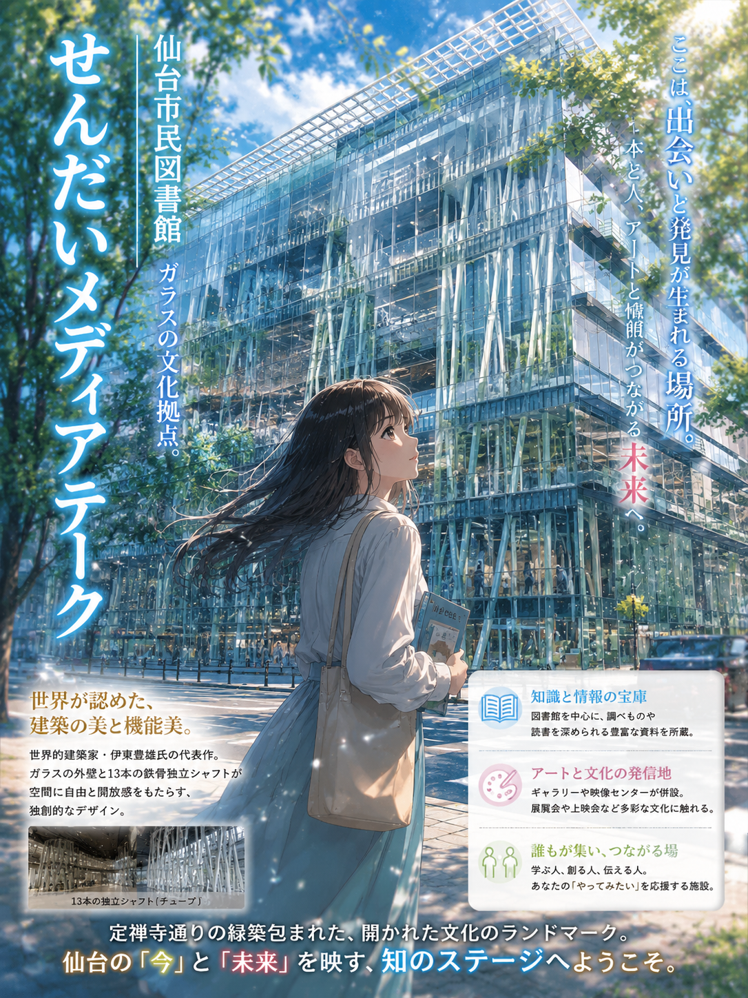 せんだいメディアテークのイメージ